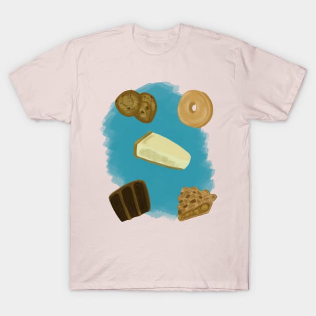 Sweets T-Shirt by tesiamarieart